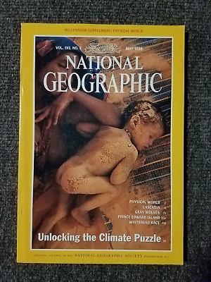 #ad National Geographic Magazine May 1998 No Map Unlocking the Climate Puzzle $8.46