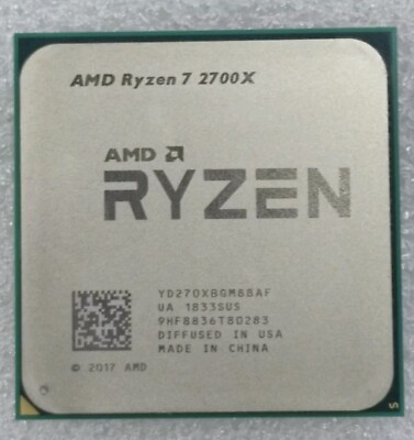 #ad AMD CPU Ryzen 7 2700X 8 Core 3.7GHz Socket AM4 $75.00