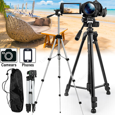 #ad Professional Camera Phone Tripod Stand Holder For Canon Nikon DSLR Camera W Bag $13.99