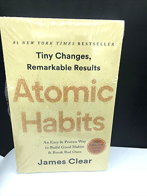 #ad ATOMIC HABITS PAPERBACK JAMES CLEAR New $10.49