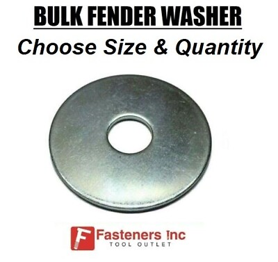 #ad Fender Washers Large Diameter Zinc Plated All Sizes amp; Quantities $12.99