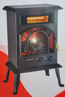 #ad Magnavox 3 element infrared fireplace heater 5120 BTU $96.79