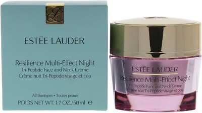 #ad Estee Lauder RESILIENCE Multi Effect NIGHT Tri Poptide Face Neck Creme 1.7oz NIB $59.15