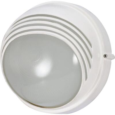 #ad Nuvo Lighting 60 520 Brentwood Outdoor Wall Light Semi Gloss White $53.99