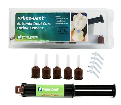 #ad Dual Cure Auto mix Luting Cement Kit Shade Natural A2 $23.49