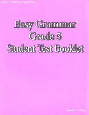 #ad Easy Grammar Grade 5 Test Book Paperback By Wanda C. Phillips Ed.D GOOD $4.35