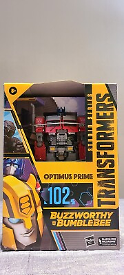 #ad Transformers: Buzzworthy Bumblebee Studio Series Optimus Prime 102BB $55.99