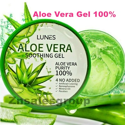 #ad Aloe Vera Soothing Gel 100% Pure Moisturizer For Face And Body 10.58oz 300ml $12.50