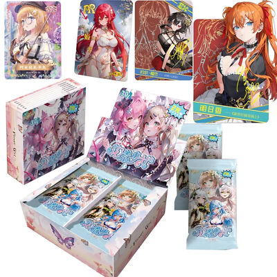#ad Flower Girl Goddess 150 Trading Card Collector#x27;s Booster Box Anime Waifu TCG CCG $31.95