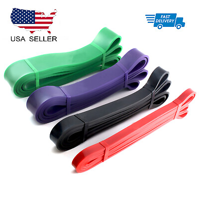 #ad #ad Heavy Duty Resistance Bands Set 4 Loop for Gym Exercise Pull up Fitness Workout $26.97