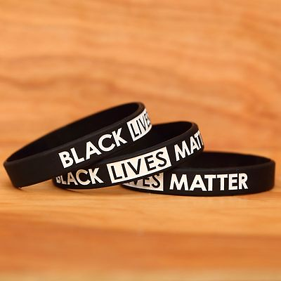 #ad 20 Black Lives Matter Wristbands Silicone Awareness Wrist Band Bracelets $19.88