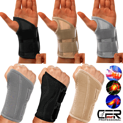 #ad #ad Left Right Wrist Hand Support Brace Splint Carpal Tunnel Sprain Arthritis Pain $7.15