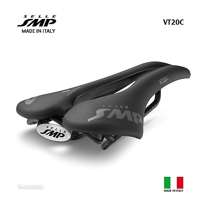 #ad NEW 2024 Selle SMP VT20C Saddle : VELVET TOUCH BLACK MADE IN iTALY $159.00