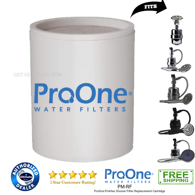 #ad ProOne proMax replacement shower filter cartridge. $41.95