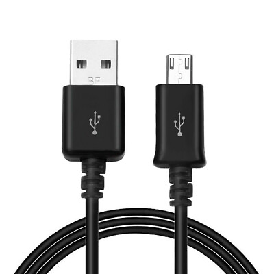 #ad Micro USB Data Cable Sync Charging Cord Black 3ft Charger for Cell Phones $1.99