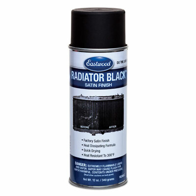 #ad Eastwood Radiator Black Satin Finish Spray Paint 12oz Touchup And Spray Paint $29.99