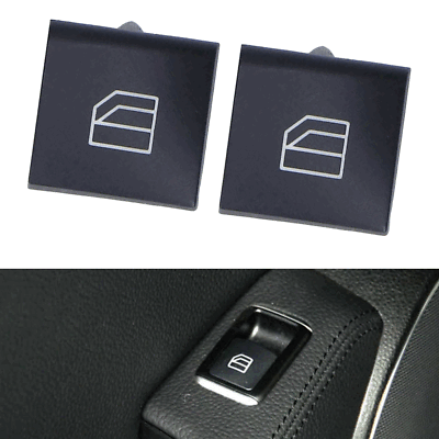 #ad 2Pcs Master Window Switch Button Cover Cap For Mercedes Benz W204 C E Class W212 $8.90