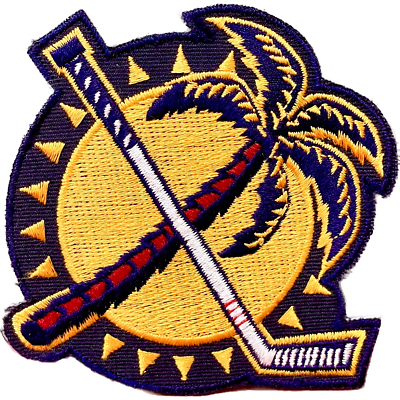 #ad FLORIDA PANTHERS NHL HOCKEY VINTAGE TEAM JERSEY SLEEVE LOGO PATCH 3.5quot;x3.5quot; NAVY $5.99