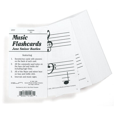 #ad Flashcards General Music; Bastien NKM $4.99