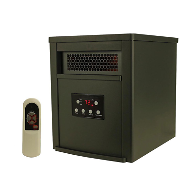 #ad 1500W 6 Element Portable Electric Infrared Quartz Space Heater Indoor Olive $144.99