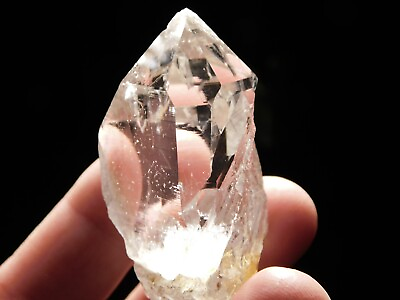 #ad VERY Translucent KULLU Valley Lemurian Quartz Crystal India 58.3gr $39.99