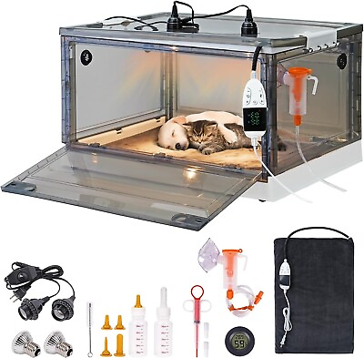 #ad Puppy Incubator with Heating and Oxygenator Dog Incubator for Puppies Kitten I $109.99