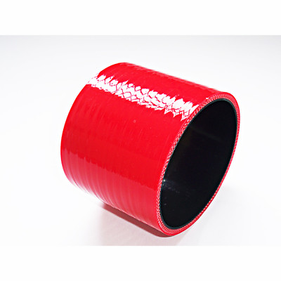 #ad Red 4quot; Straight Silicone Coupler Hose ID:102mm TURBO INTAKE PIPE LENGTH 4quot; $11.54