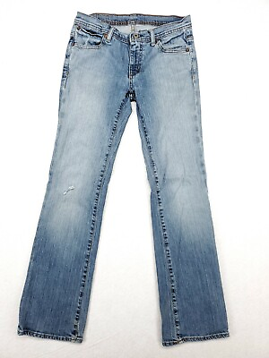 #ad Polo Ralph Lauren Kelly Bootcut Jeans Womens Sz 4 Low Rise Stretch Denim Medium $17.59