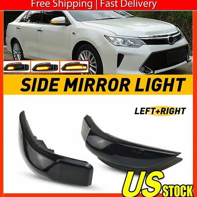 #ad LeftRight Dynamic Mirror Turn For Toyota Light Signal Corolla E170 2014 2017 $18.99