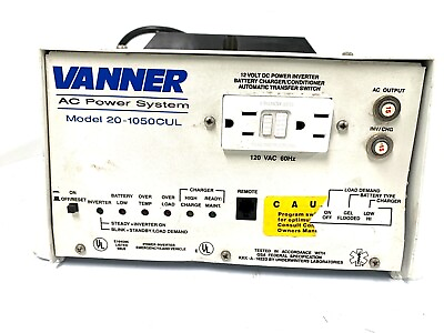 #ad Vanner 20 1050CUL LifeStar Inverter Charger $175.00