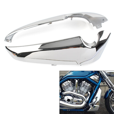 #ad Radiator Side Covers shrouds For Harley V Rod VROD VRSC 2001 amp;Up Chrome $89.99