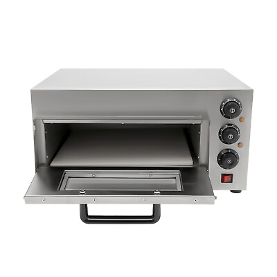 #ad 16 Inch Electric 1.3kw Indoor Pizza Oven Countertop Pizza Oven Single Deck $161.50