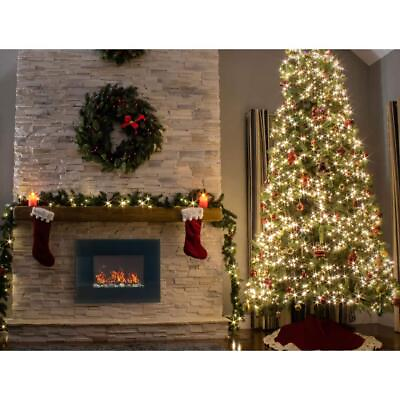 #ad Northwest Wall Mounted Electric Fireplaces 26quot; W Heat Settings n#x27; Handy Remote $141.84