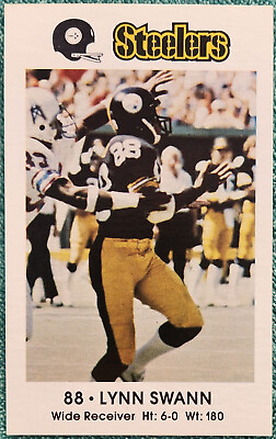 #ad Lynn Swann Pittsburgh Steelers 1981 Coca Cola Kiwanis Police Single Card $9.00