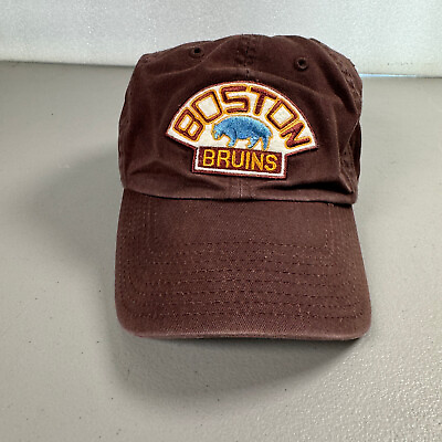 #ad Boston Bruins 1927 Fitted Hat Large Brown Vintage Hockey NHL The Franchise Cap $13.99