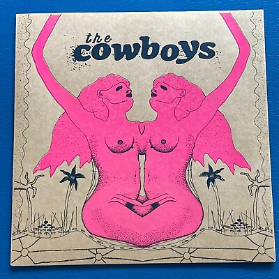 #ad The Cowboys 3rd Vinyl Record LP punk garage rock band 2017 Hozac silkscreen covr $6.99