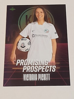 #ad Victoria Pickett 2021 Parkside NWSL Promising Prospects Purple 500 Foil RC $6.00