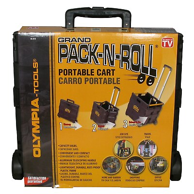 #ad Olympia Tools 85 010 Black Portable Tool Carrier 18.5 x 18.3 x 3.3 in. $37.24