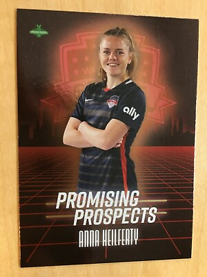 #ad Anna Heilferty 2021 Parkside NWSL Promising Prospects Red Foil Rookie RC Sprit $14.00