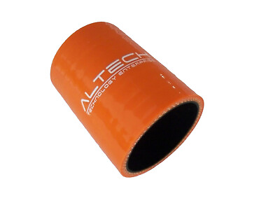 #ad 3.5#x27;#x27; inch ID 89mm Turbo Intake Pipe Straight Silicone Coupler Hose Orange $8.38