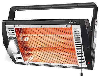 #ad Electric Garage Heaters for Indoor Use 1500W 750W Ceiling Mounted Radiant Qu... $89.88
