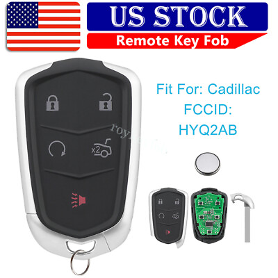 #ad For 2014 2015 2016 2017 2018 Cadillac ATS CTS Keyless Smart Prox Remote Key Fob $19.59