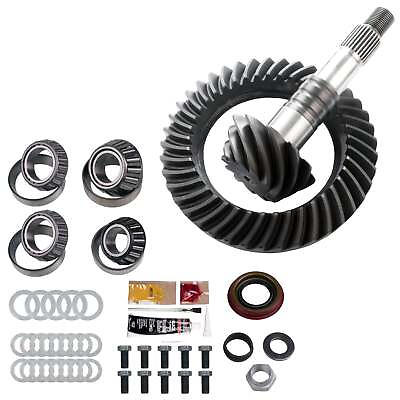 #ad 1982 98 GM 7.5quot; 10 Bolt Chevy 3.73 Ring Pinion Gear Set w Master Bearing Kit $260.00