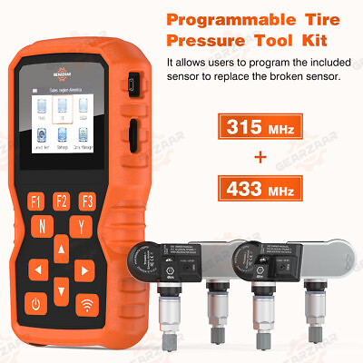 #ad Gearzaar Diagnostic Programmable TPMS Tire Pressure Sensor tool w 4Pcs Sensor US $133.79
