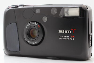 #ad LCD Works NEAR MINT Kyocera Slim T Yashica T4 Black Point amp; Shoot Camera JAPAN $409.99