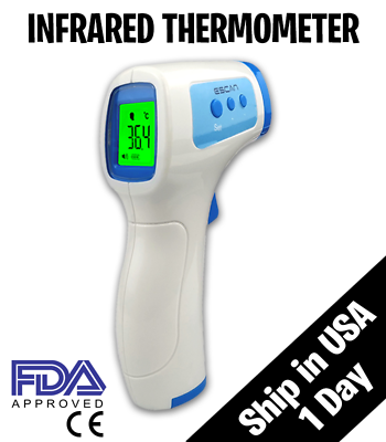 #ad NON CONTACT Thermometer Body Forehead IR Infrared Digital Thermometer Adult Baby $9.00