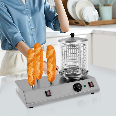 #ad Electric Home Commercial Hot Dog Machine Bun Warmer Machine Catering Party $161.59