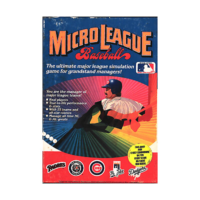 #ad MicroLeague Computer Wargame Baseball VG $65.00