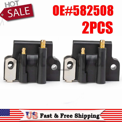 #ad 2PCS Ignition Coil For Johnson Evinrude 582508 18 5179 183 2508 Outboard Engine $29.83
