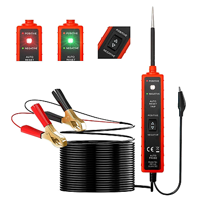 #ad Digital Automotive Car Power Circuit Electrical Tester Probe Test Device System $12.49